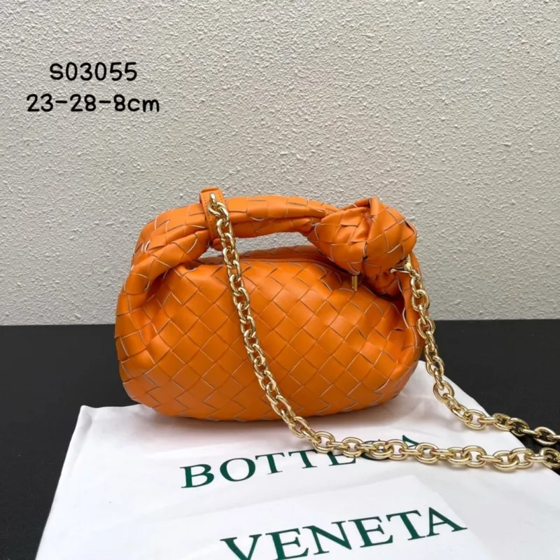 Bottega Veneta Orange Top Handle Bag S03055