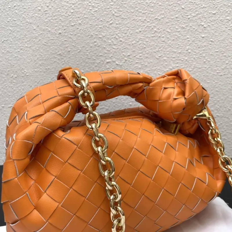 Bottega Veneta Orange Top Handle Bag S03055 - Image 4