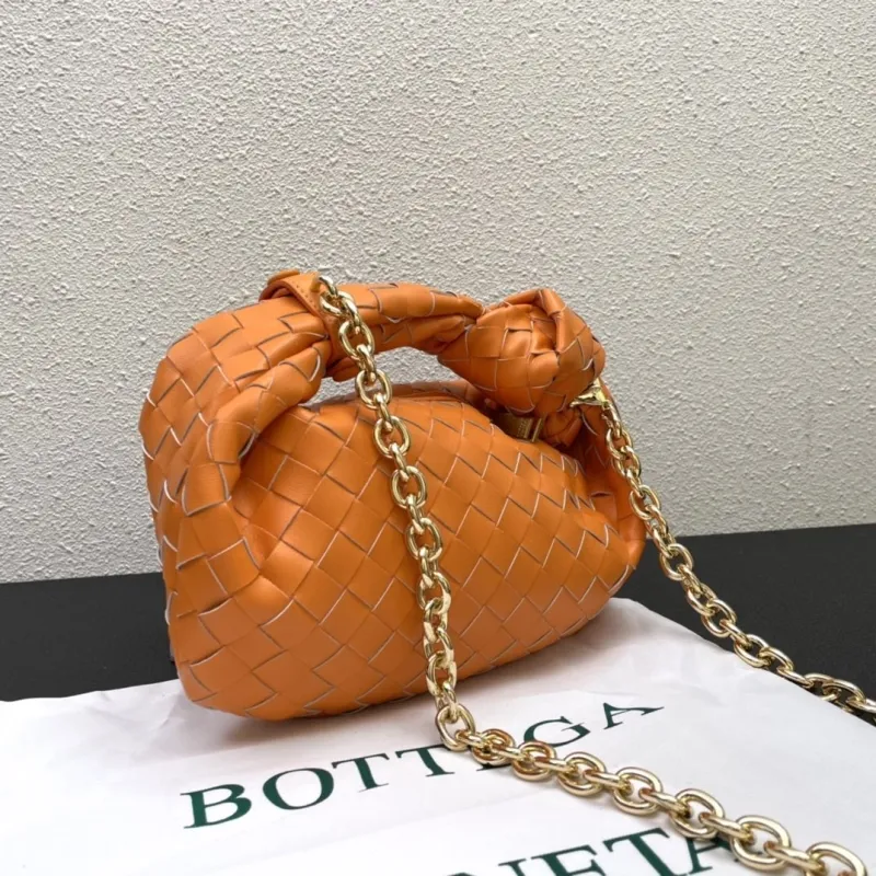 Bottega Veneta Orange Top Handle Bag S03055 - Image 5