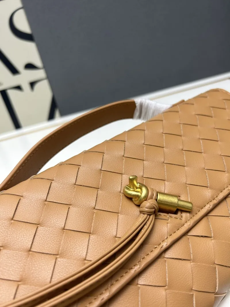 BV Tan Long Top Handle Clutch Bag S06335-1 - Image 5