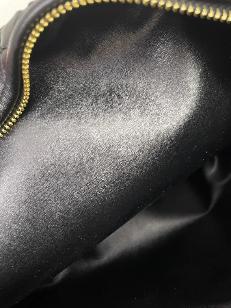 Black Woven Top Handle Bag S03055 36cm - Image 8