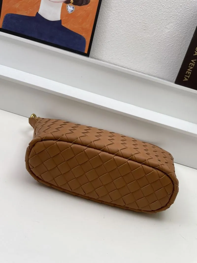 Bottega Veneta Brown Woven Hobo Bag 8294 - Image 6