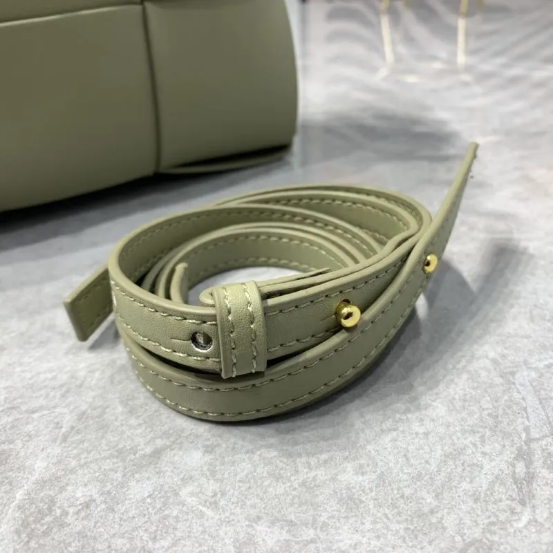 Bottega Veneta 9658 Sage Green Tote Bag - Image 5