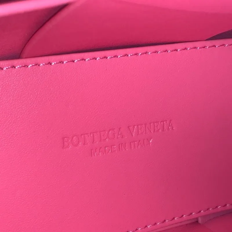 Bottega Veneta Pink Woven Tote Bag 9658 - Image 9