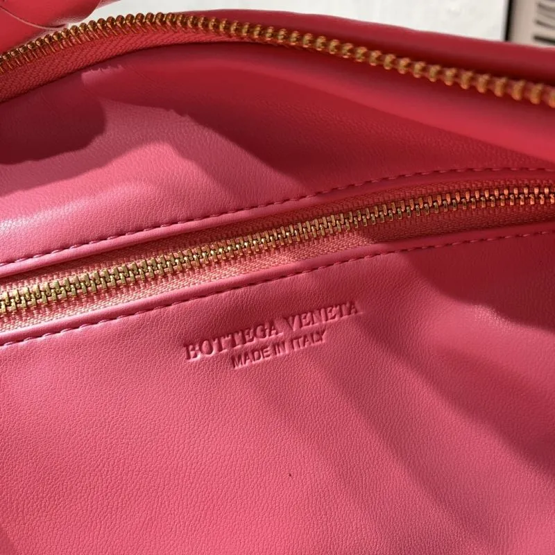 Bottega Veneta 5952 Pink Woven Handbag - Image 9