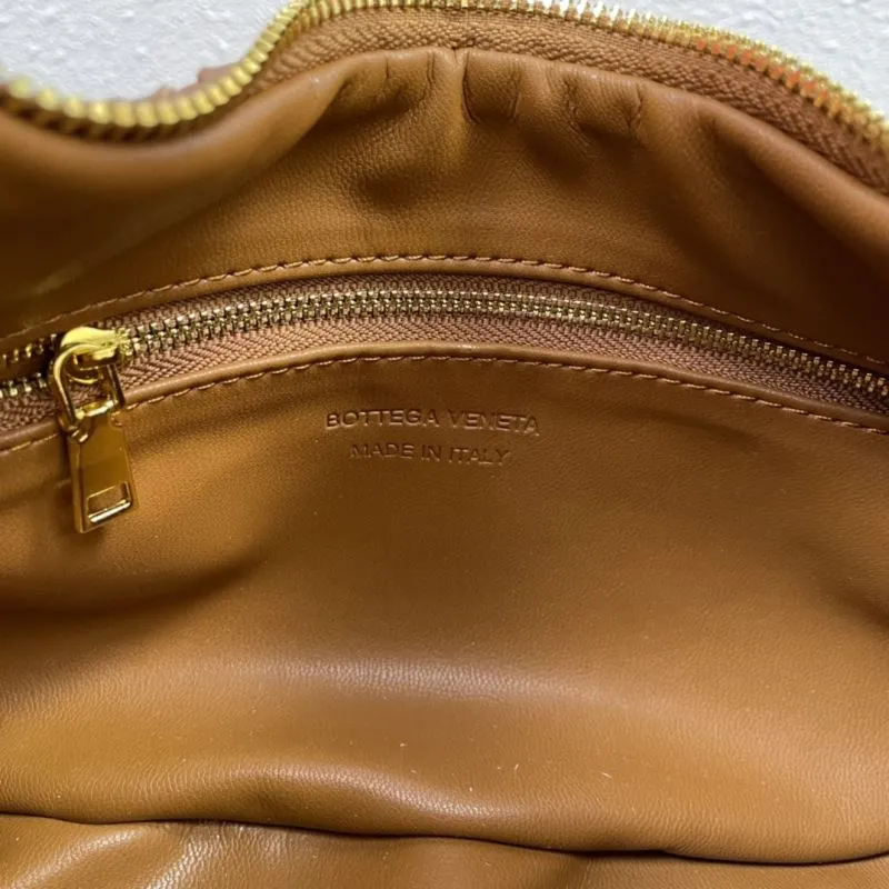 BV Brown Woven Top Handle Handbag 8830 28cm - Image 9