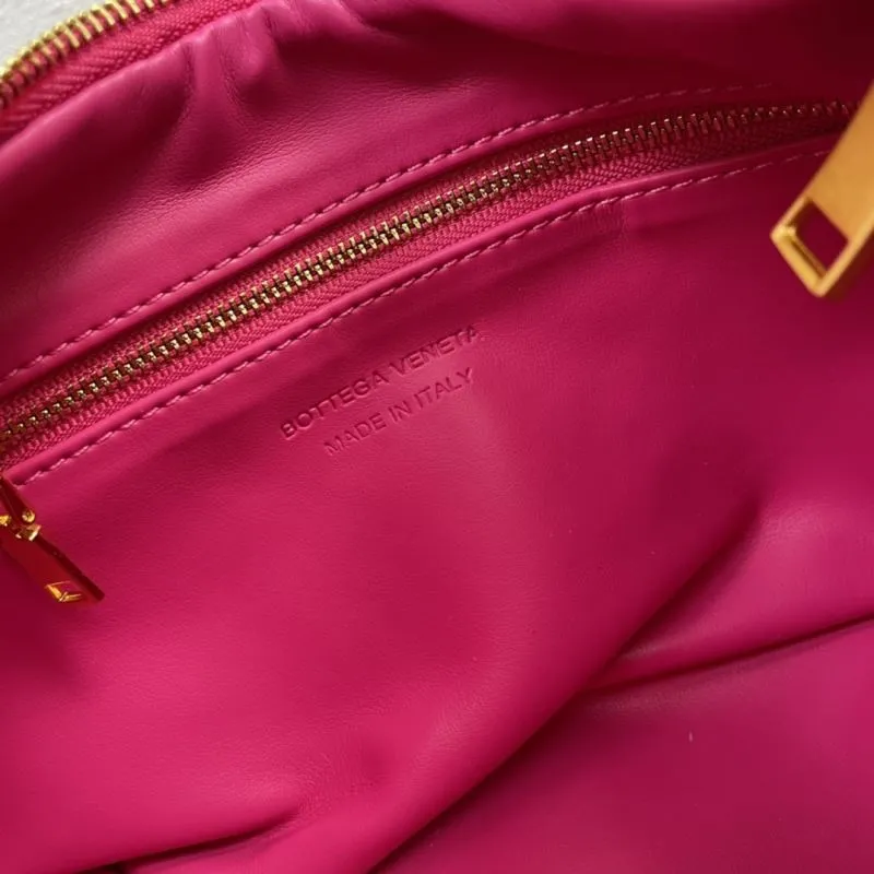 BV Woven Top Handle Bag 8830 Pink 28cm - Image 9