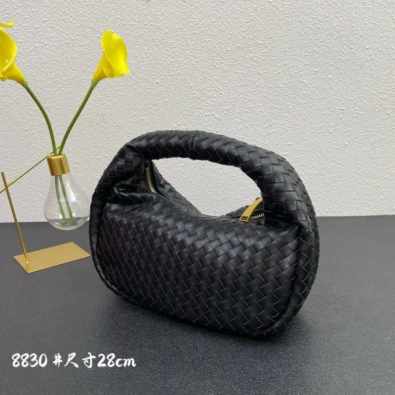 Alternative view of BV Woven Black Handbag 8830 Size 28cm