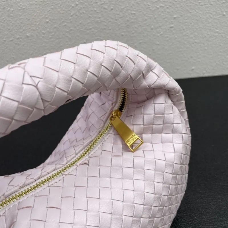 BV Light Pink Woven Handbag 28cm 8830 - Image 4
