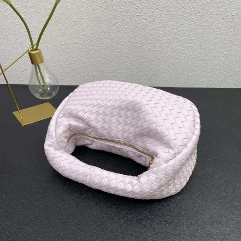 BV Light Pink Woven Handbag 28cm 8830 - Image 6