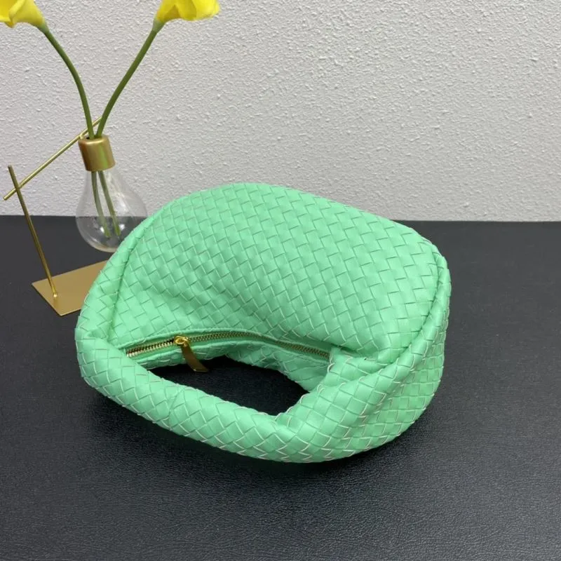 Green Woven BV Handle Bag Size 28cm 8830 - Image 6