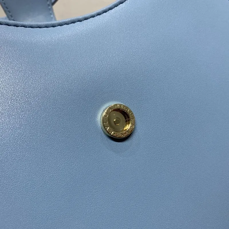BVLGARI 291640 Light Blue Hobo Shoulder Bag - Image 6