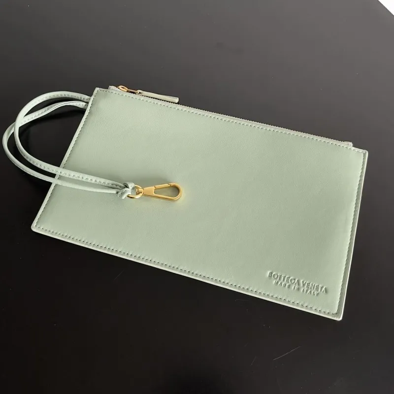 Bottega Veneta Mint Green Woven Leather Tote Bag - Image 7