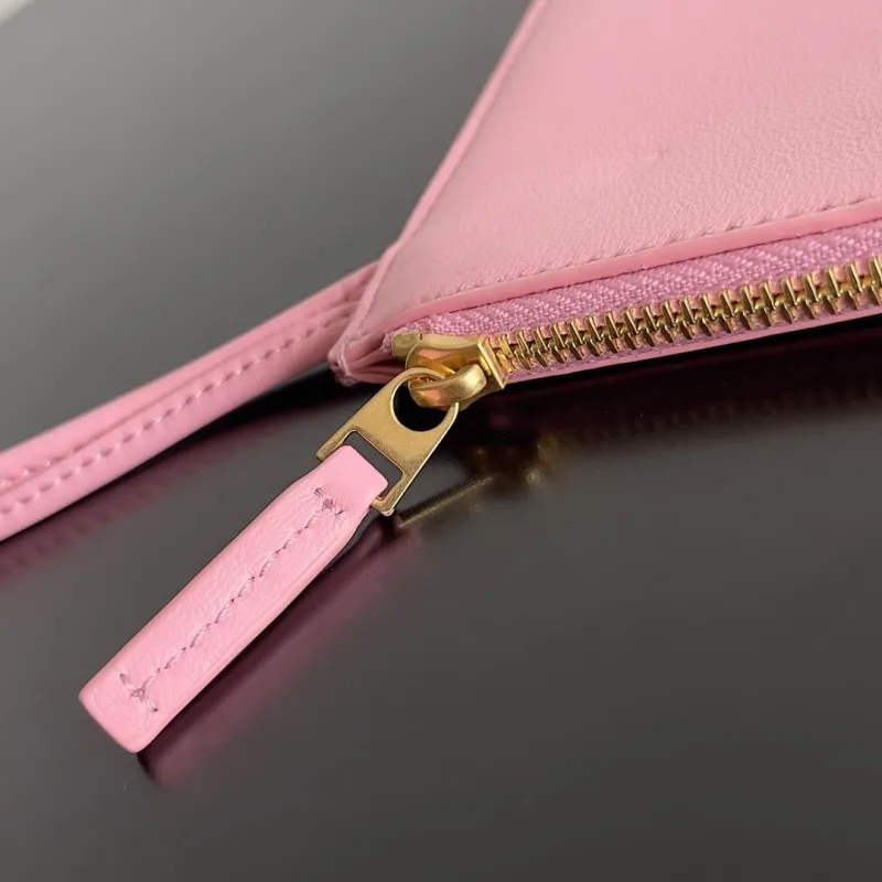 Bottega Veneta Pink Woven Leather Tote Bag - Image 7
