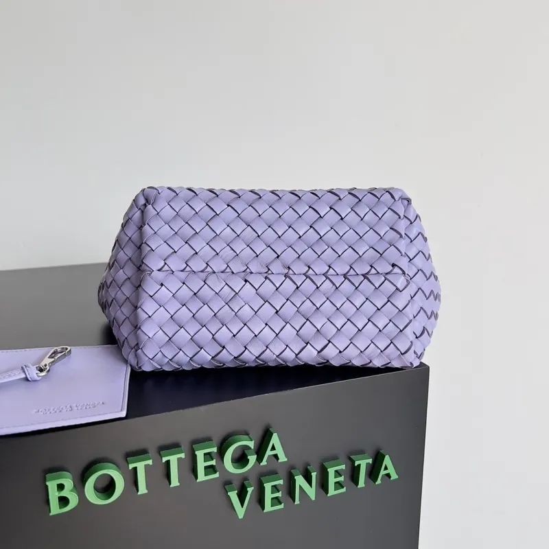Bottega Veneta Lavender Woven Tote Bag 50 - Image 5