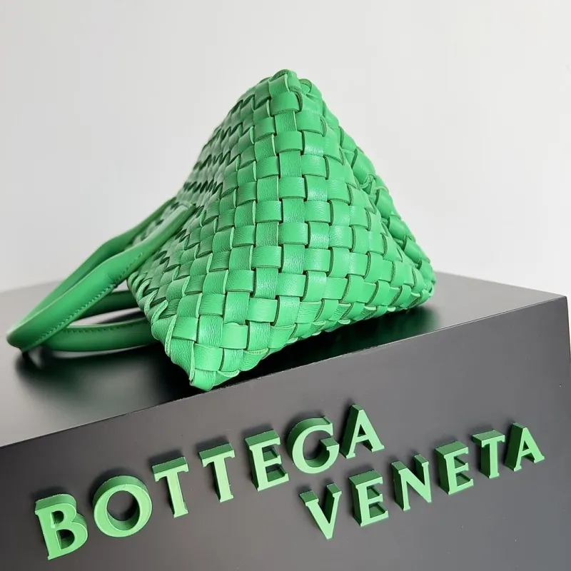 Bottega Veneta Green Woven Tote Bag 52 - Image 3