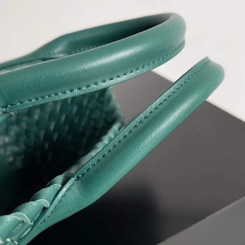 Bottega Veneta Green Woven Tote Bag 59 - Image 3