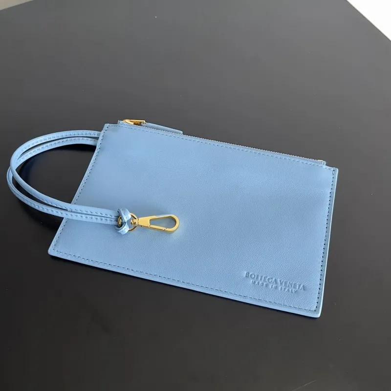 Bottega Veneta Light Blue Woven Mini Tote Bag - Image 5