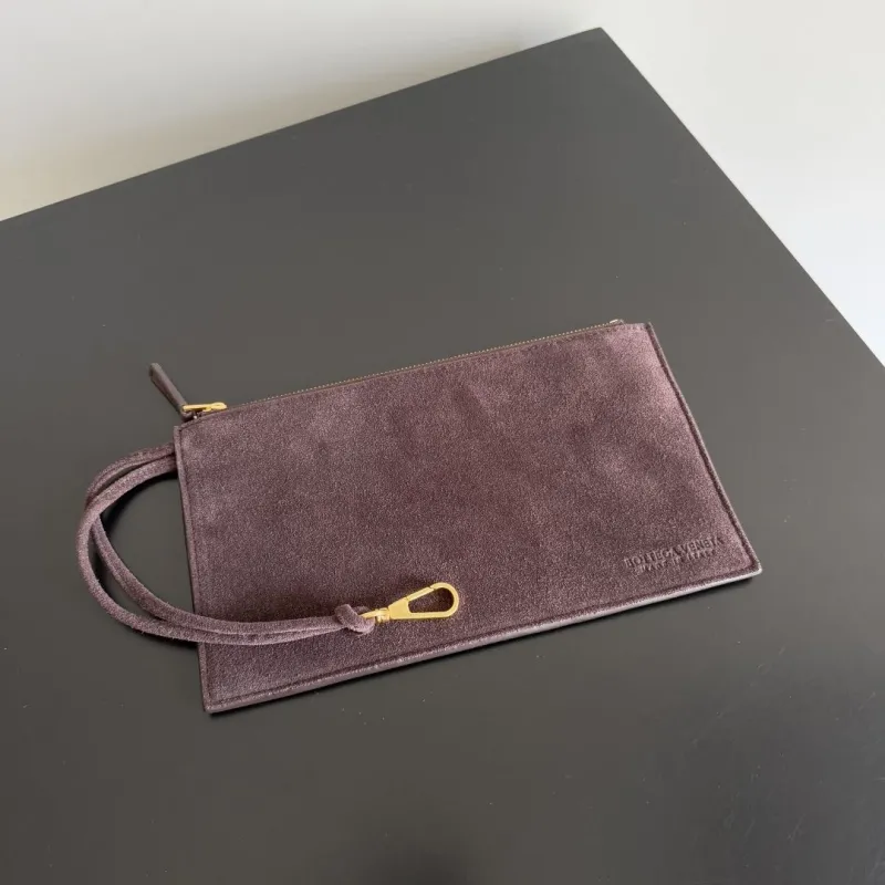 Bottega Veneta Brown Suede Tote Bag - Image 5