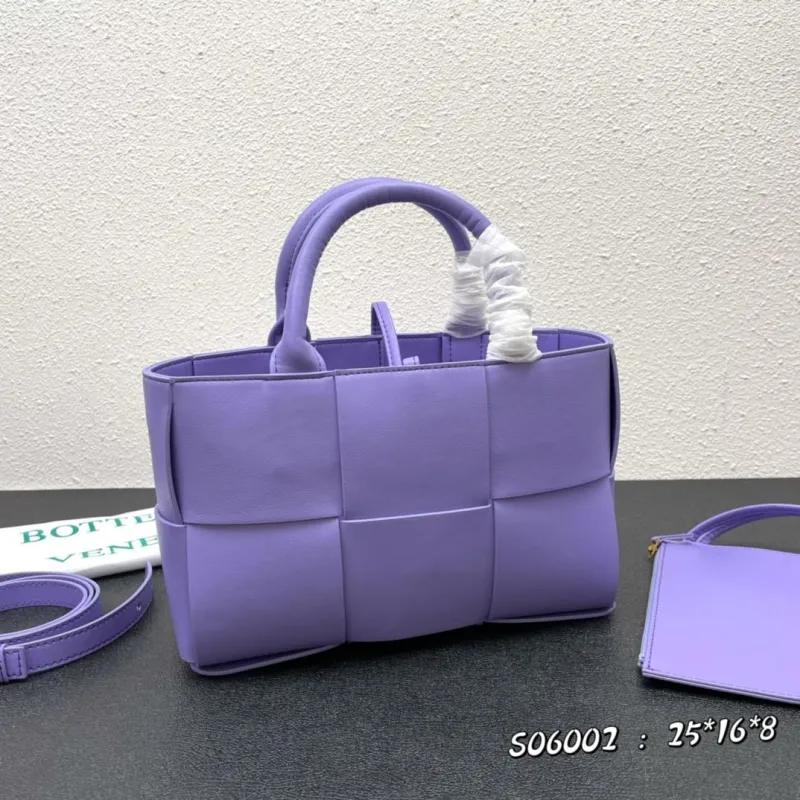 Alternative view of Bottega Veneta Purple Woven Tote Bag S06002