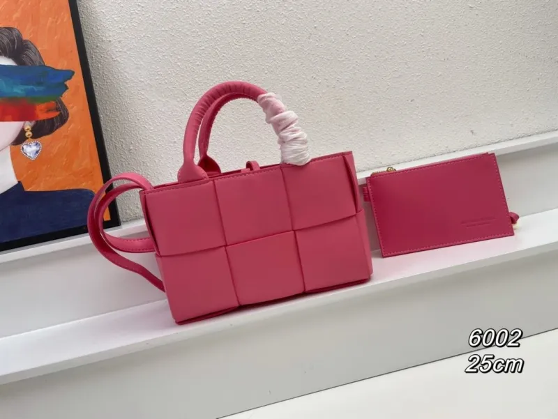 BV Pink Tote Bag with Pouch 6002 25cm