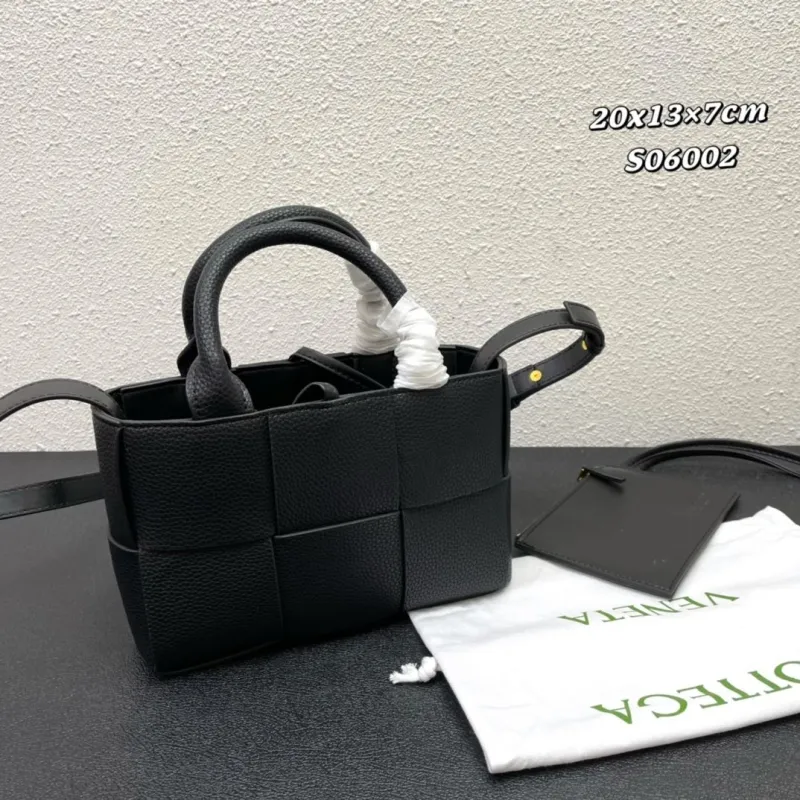 Alternative view of Black Bottega Veneta Mini Tote Bag S06002