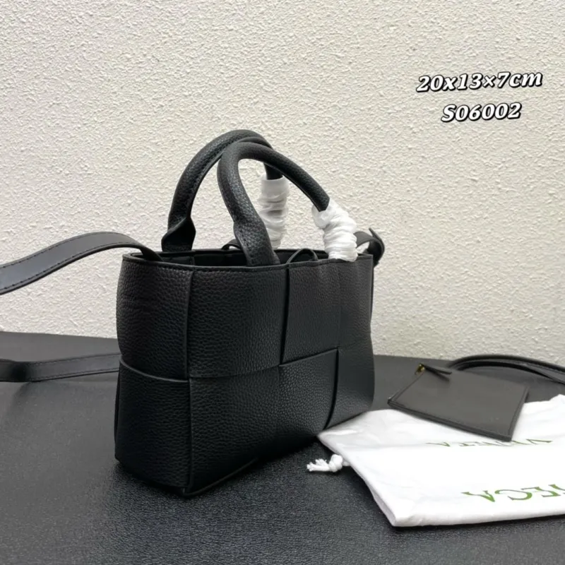 Black Bottega Veneta Mini Tote Bag S06002 - Image 3