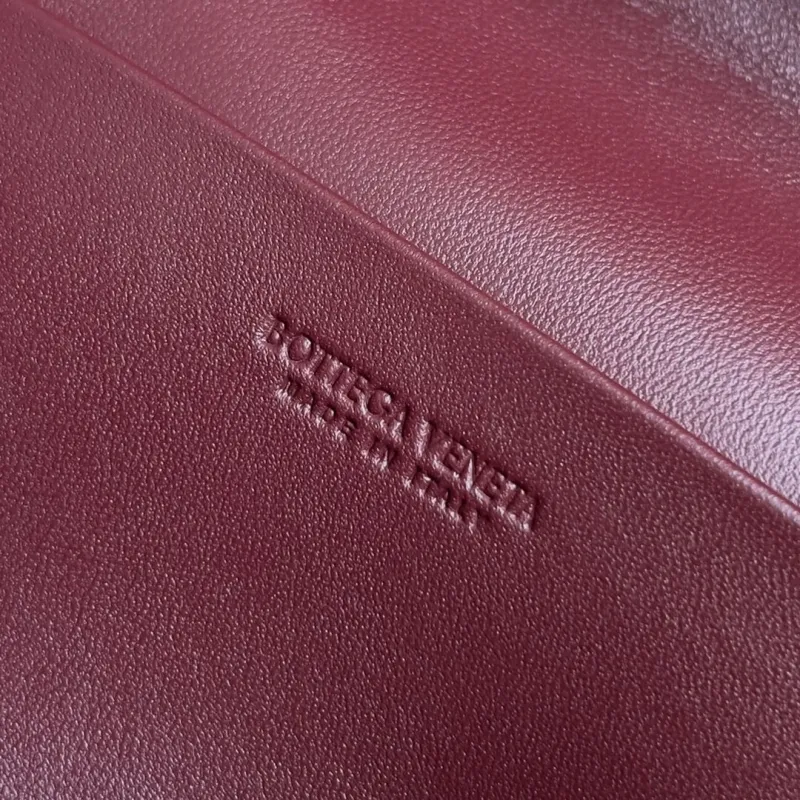 Bottega Veneta Maroon Intreccio Crossbody Bag - Image 8