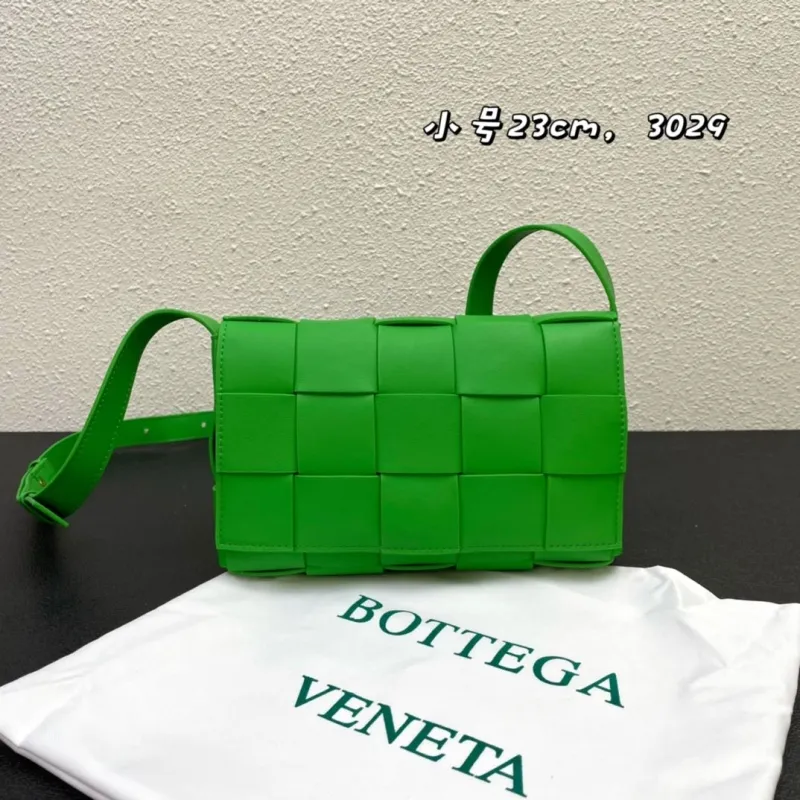Bottega Veneta Green Small Crossbody Bag