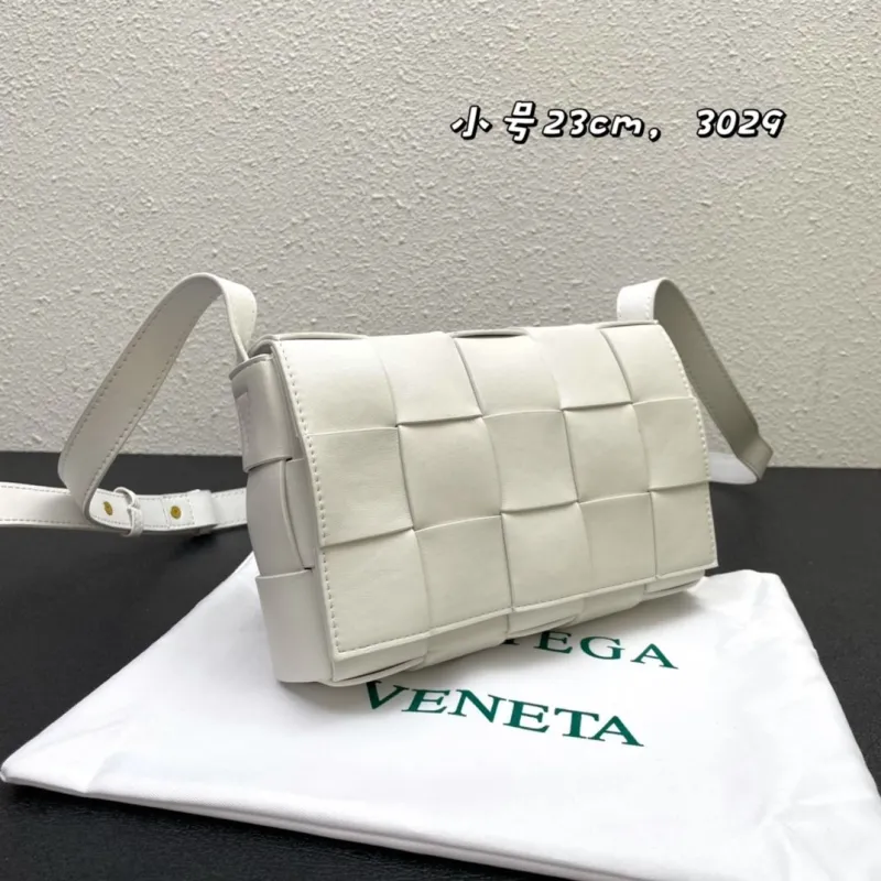 Alternative view of Bottega Veneta Small White Crossbody Bag