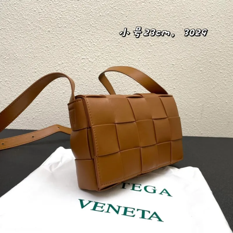 Alternative view of Bottega Veneta Small Brown Crossbody Bag 23cm 3029