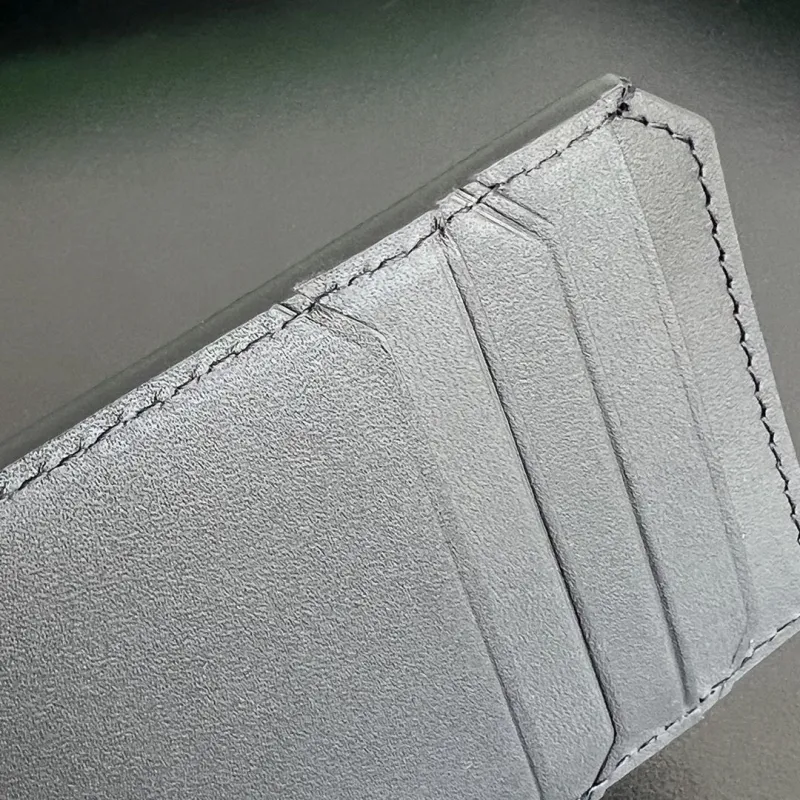 Bottega Veneta Black Leather Card Holder - Image 9