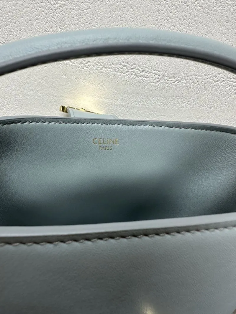 Celine Light Blue Bucket Shoulder Bag - Image 8