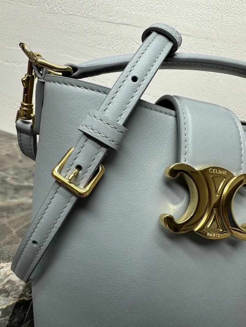 Celine Light Blue Bucket Bag 16 - Image 7