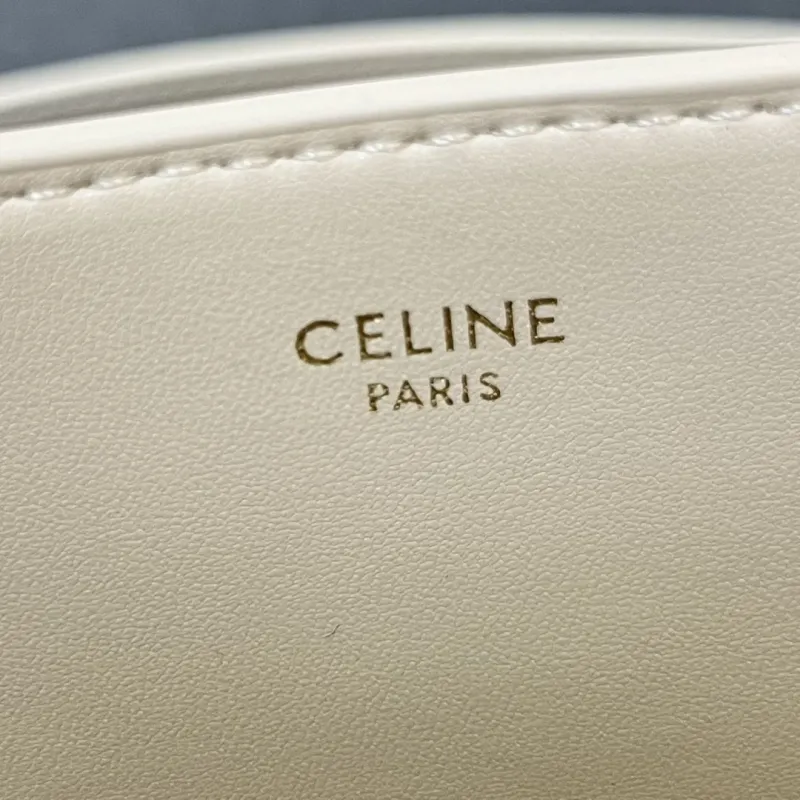 Celine Cream Crossbody Bucket Bag 6645SQ - Image 9