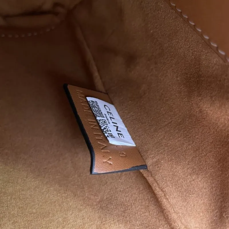 Celine Brown Crossbody Bucket Bag CL8043 19.5cm - Image 9