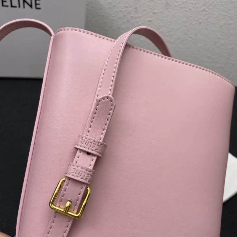 Celine Pink Bucket Bag CL8043 19.5cm - Image 6