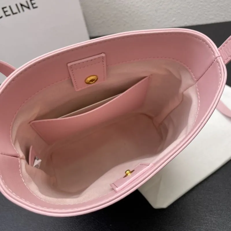 Celine Pink Bucket Bag CL8043 19.5cm - Image 7