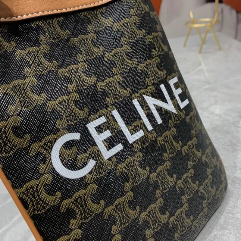 Celine Monogram Bucket Crossbody Bag - Image 4