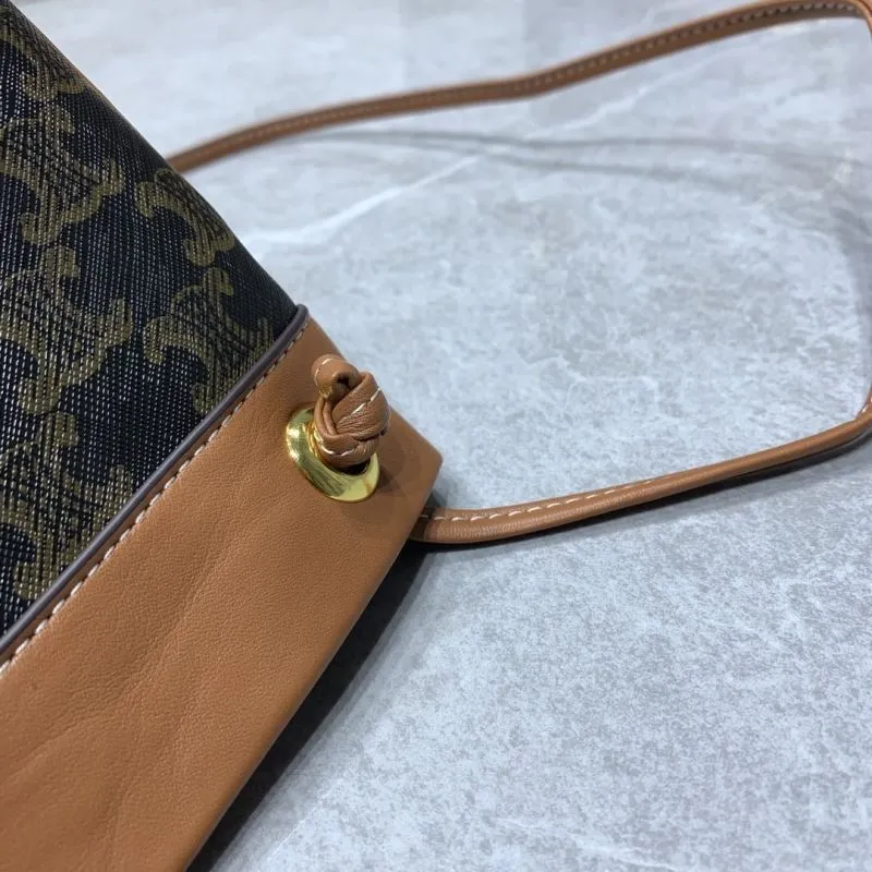 Celine Monogram Bucket Crossbody Bag - Image 5