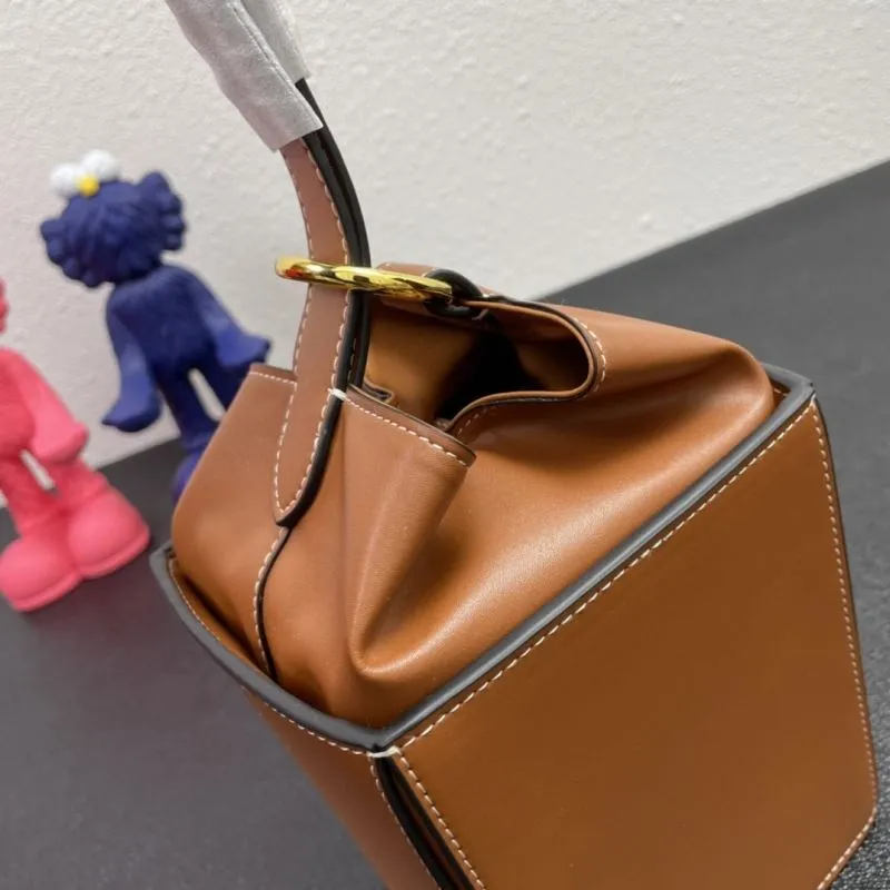 Celine Brown Bucket Bag Model 7745 - Image 5