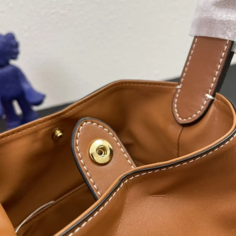 Celine Brown Bucket Bag Model 7745 - Image 7
