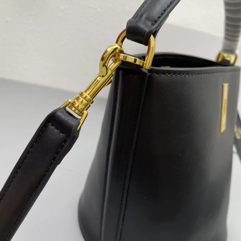 Celine Black Bucket Bag 1188 - Image 6