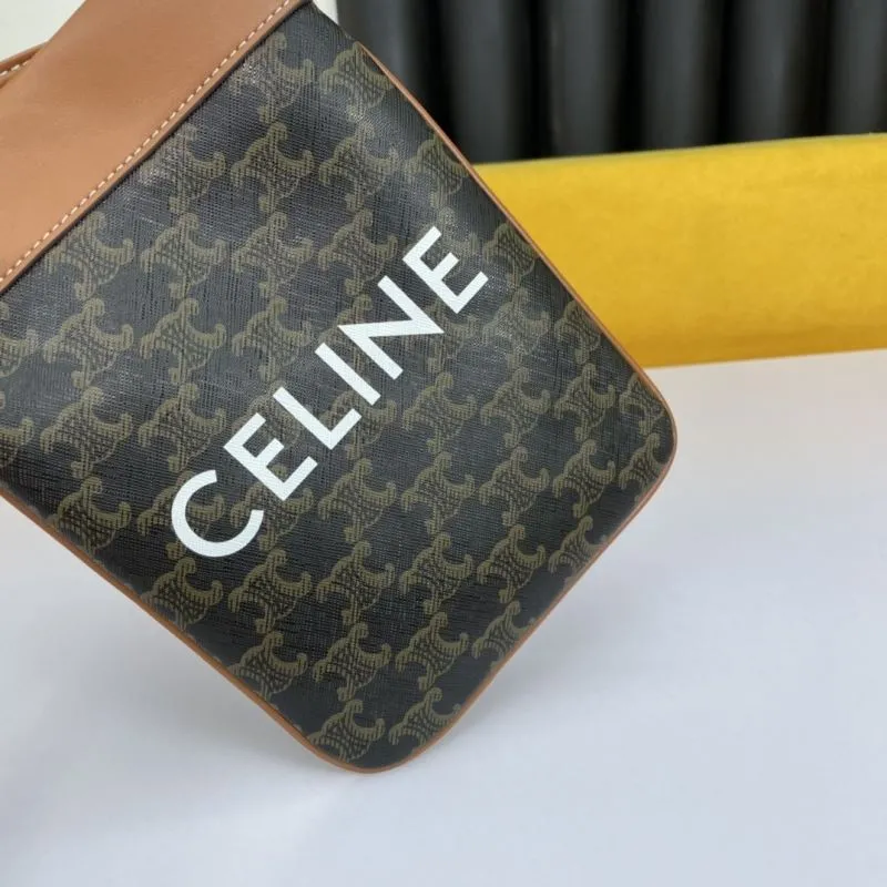 Celine Monogram Crossbody Bucket Bag - Image 3