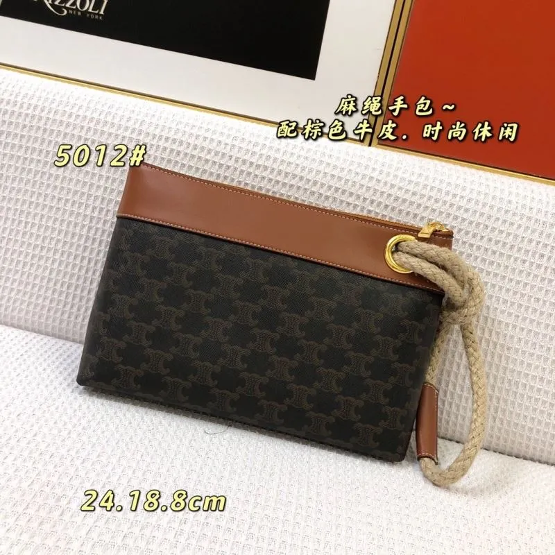 Celine Monogram Rope Handle Clutch Bag 5012 - Image 3