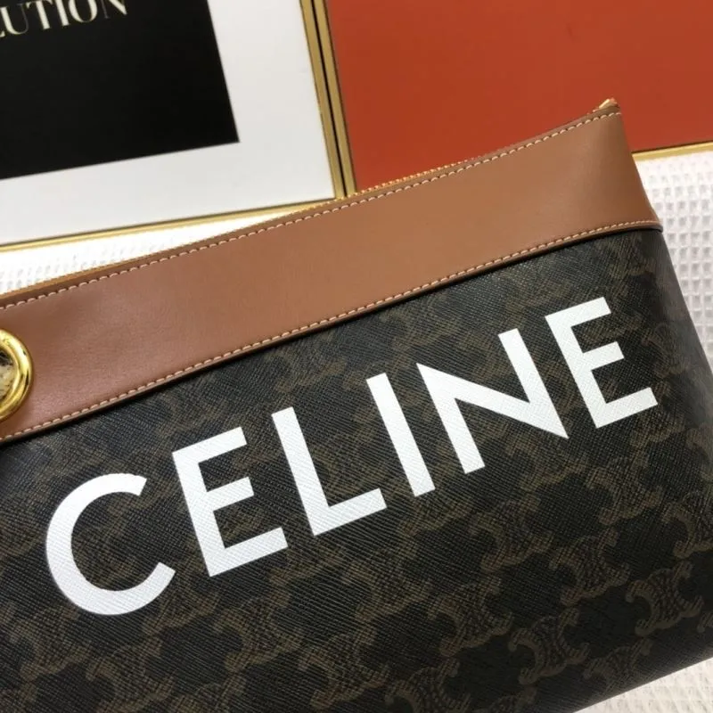 Celine Monogram Rope Handle Clutch Bag 5012 - Image 4