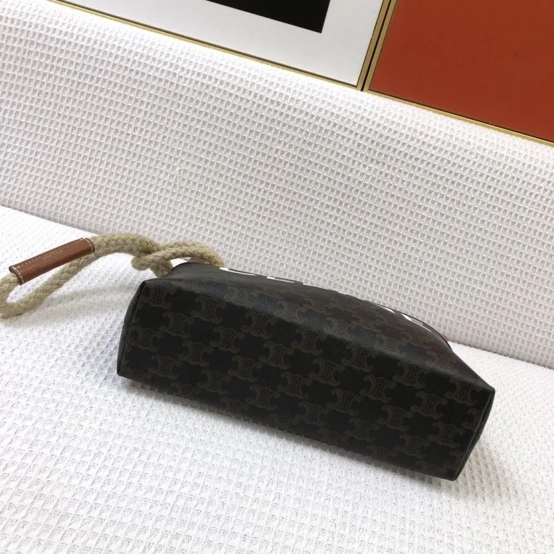 Celine Monogram Rope Handle Clutch Bag 5012 - Image 7