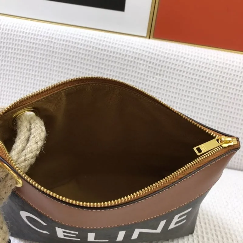 Celine Monogram Rope Handle Clutch Bag 5012 - Image 8