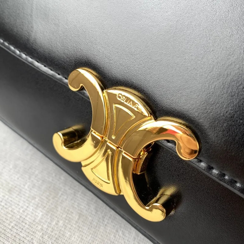 Celine Black Chain Shoulder Bag C197993 - Image 5