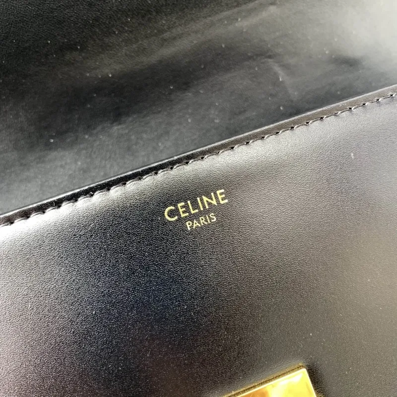 Celine Black Chain Shoulder Bag C197993 - Image 8